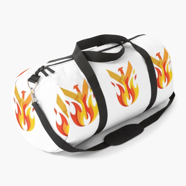 Item preview, Geometric Fire Monogram - Minimalist Flame Optical Illusion designed and sold by Dzblack.