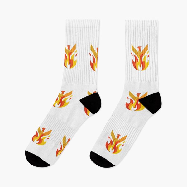 Item preview, Geometric Fire Monogram - Minimalist Flame Optical Illusion designed and sold by Dzblack.