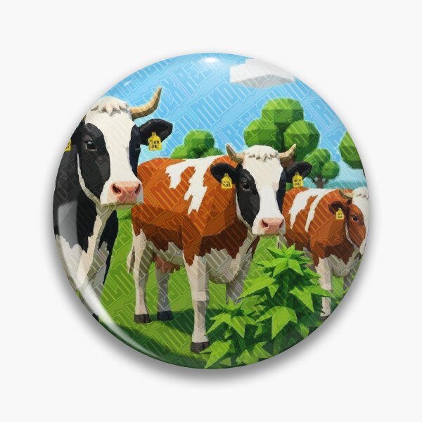Item preview, Peaceful Country Cattle Design designed and sold by RestfulMindRBLX.