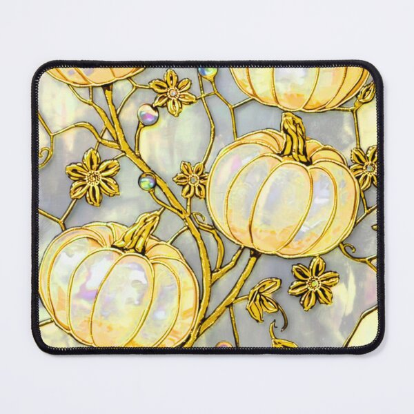Item preview, Halloween Pumpkins Stained Glass Style Cake designed and sold by BriSher.