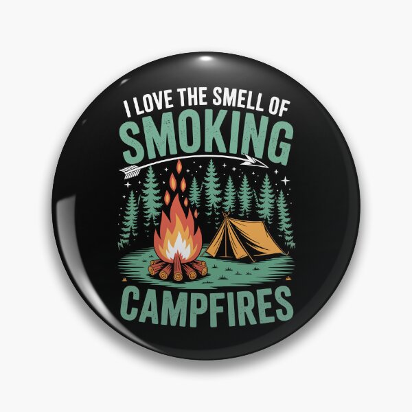 Item preview, I LOVE THE SMELL OF SMOKING CAMPFIRES designed and sold by jkrphoto.