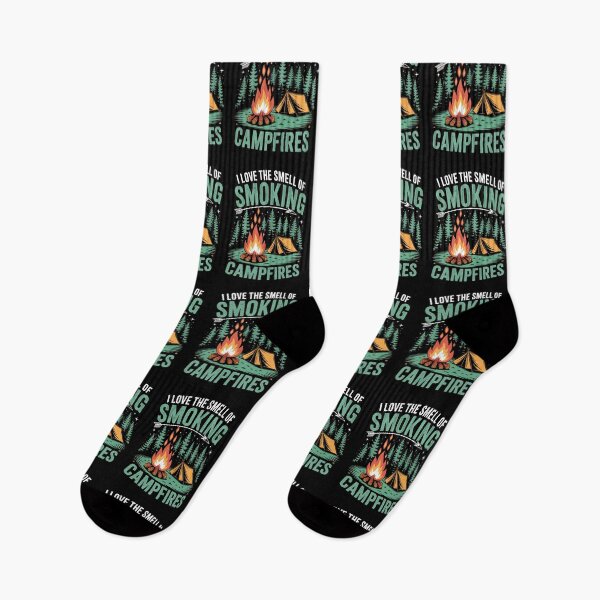 Item preview, I LOVE THE SMELL OF SMOKING CAMPFIRES designed and sold by jkrphoto.