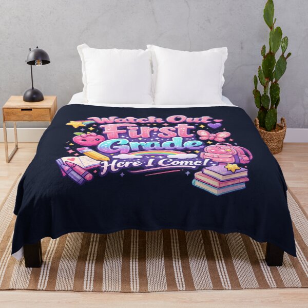 Item preview, Watch Out First Grade Here I Come – Kawaii Pastel Girls Back to School Gift designed and sold by Artycom.