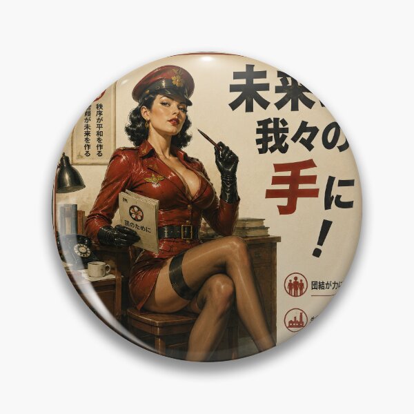 Item preview, Japanese Propaganda Pin-Up Vintage Art designed and sold by obstinator.