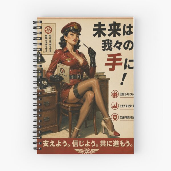 Item preview, Japanese Propaganda Pin-Up Vintage Art designed and sold by obstinator.