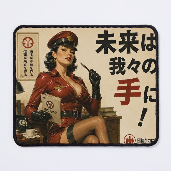 Item preview, Japanese Propaganda Pin-Up Vintage Art designed and sold by obstinator.