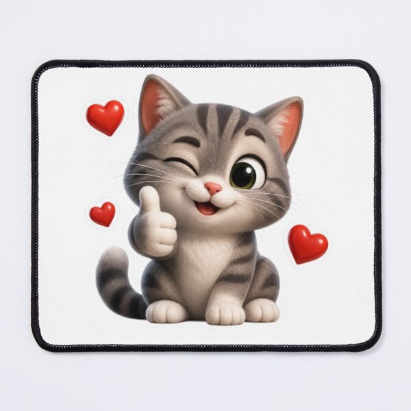 Item preview, Winking Kitten Thumbs Up designed and sold by Snurly.