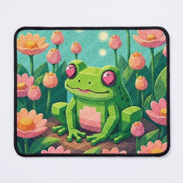 Item preview, Smitten Frog in Tulip Garden Design designed and sold by RestfulMindRBLX.