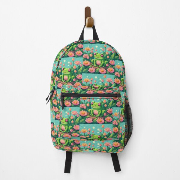 Item preview, Smitten Frog in Tulip Garden Design designed and sold by RestfulMindRBLX.