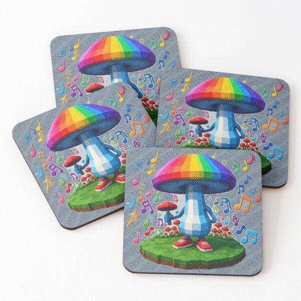 Item preview, Singing Rainbow Mushroom Design designed and sold by RestfulMindRBLX.