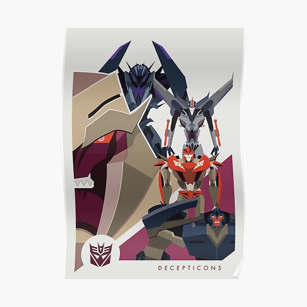 Transformers Prime Decepticons Poster