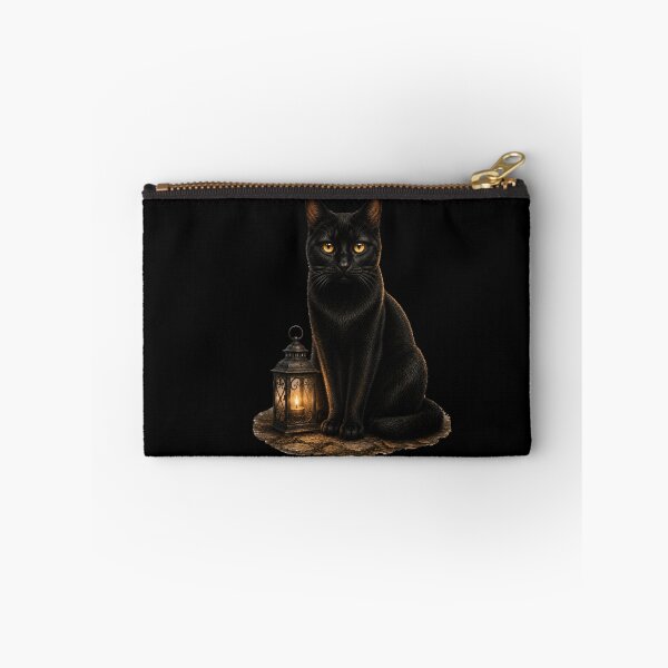 Item preview, Black Cat Lantern T-Shirt | Cozy Vintage Halloween Gift designed and sold by Jollivane Studio.