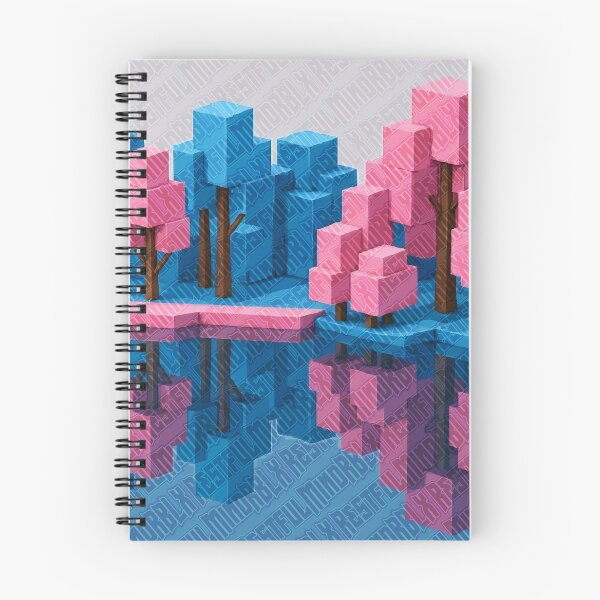 Item preview, Voxel Sakura Waterscape Design designed and sold by RestfulMindRBLX.