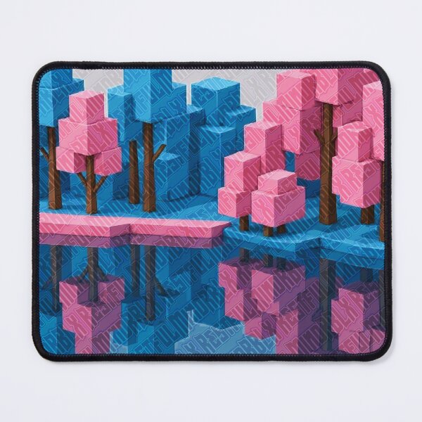 Item preview, Voxel Sakura Waterscape Design designed and sold by RestfulMindRBLX.
