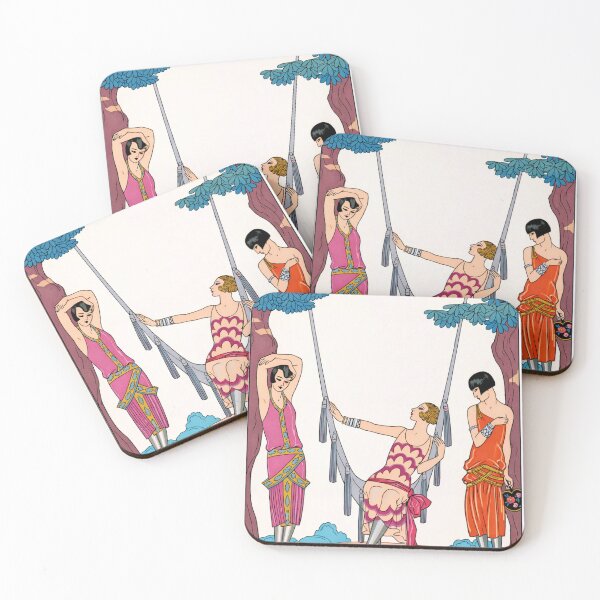 Item preview, Art Deco Illustration Elegant Flapper Women Fashion for Vintage Art Lovers designed and sold by RickE.
