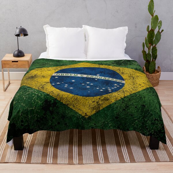 Item preview, Vintage Brazilian Flag | Distressed Grunge Brazil designed and sold by Fei Long Design Hub.