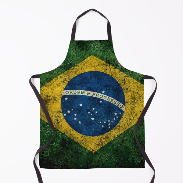 Item preview, Vintage Brazilian Flag | Distressed Grunge Brazil designed and sold by Fei Long Design Hub.