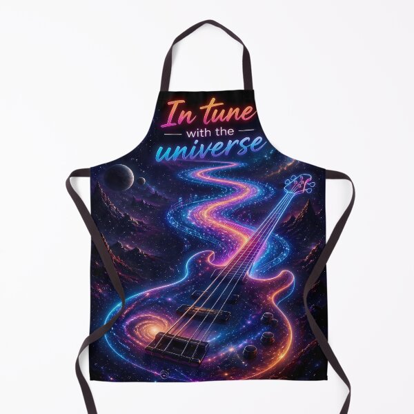 Item preview, Cosmic Bass Guitar - Vaporwave Musician designed and sold by Art-Arcade6.