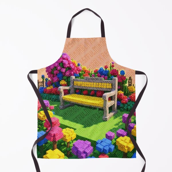 Item preview, Voxel Garden Bench Design designed and sold by RestfulMindRBLX.