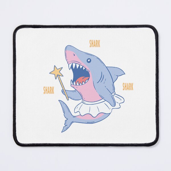 Item preview, Smiling shark fairy godmother with magic wand designed and sold by notorius12.