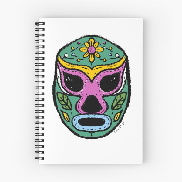 Item preview,  La Flor Silvestre - The Wildflower – Lucha Mask No. 09 | Original Graphic Folk Art by GWART designed and sold by GWARTGB.