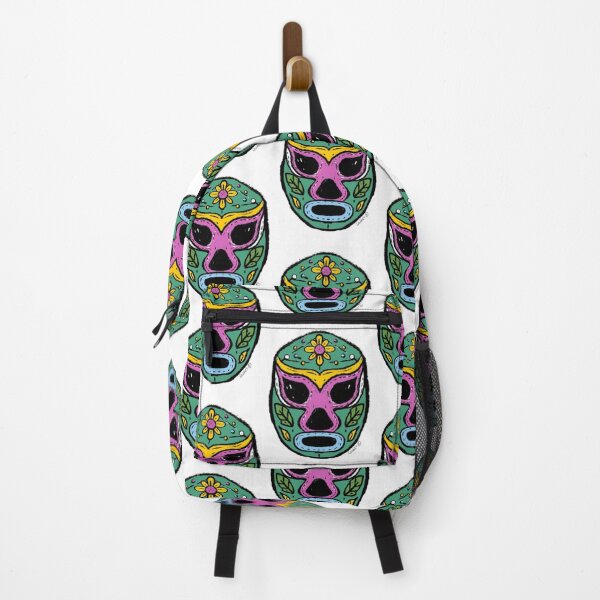 Item preview, La Flor Silvestre - The Wildflower – Lucha Mask No. 09 | Original Graphic Folk Art by GWART designed and sold by GWARTGB.