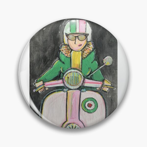 Item preview, Classic Scooter | Vintage Scooter Riders | Scooterist, Retro Mod Inspired Art designed and sold by GWARTGB.