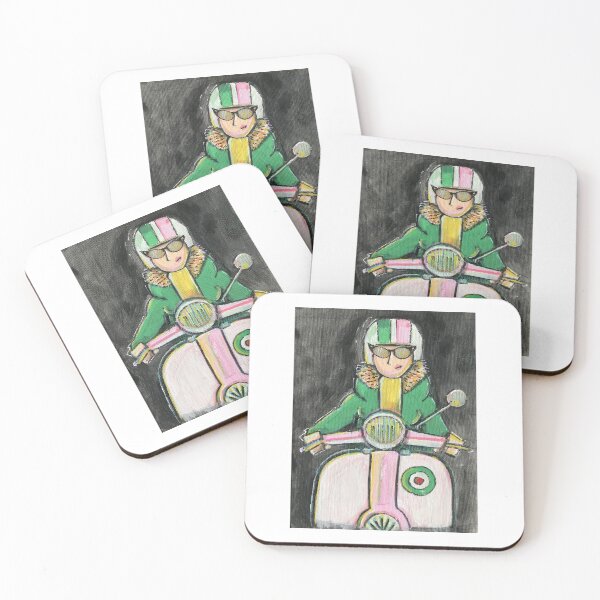 Item preview, Classic Scooter | Vintage Scooter Riders | Scooterist, Retro Mod Inspired Art designed and sold by GWARTGB.