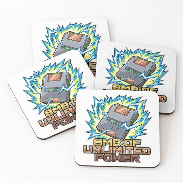 Item preview, 8MB Unlimited Power Retro Memory Card Funny designed and sold by ryanguas.