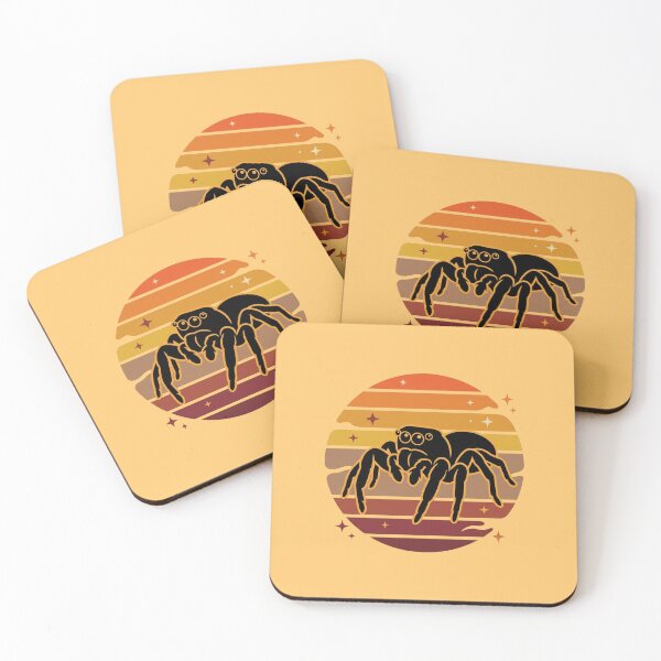 Item preview, Vintage Sunset Jumping Spider Art designed and sold by MarCinu Art.