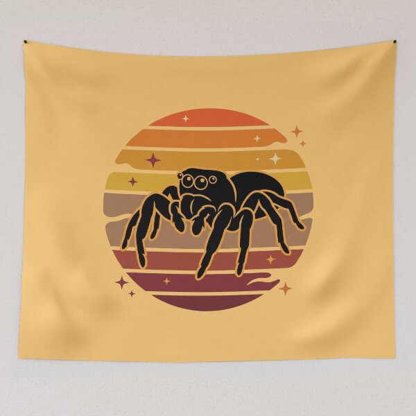 Item preview, Vintage Sunset Jumping Spider Art designed and sold by MarCinu Art.