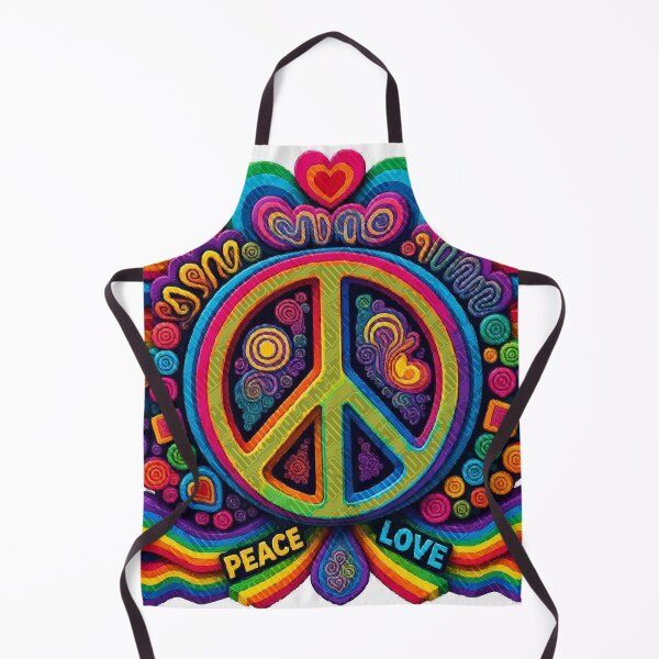 Item preview, Vibrant Rainbow Peace Sign Design designed and sold by RestfulMindRBLX.