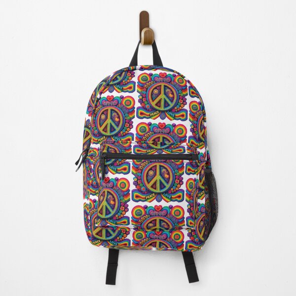 Item preview, Vibrant Rainbow Peace Sign Design designed and sold by RestfulMindRBLX.