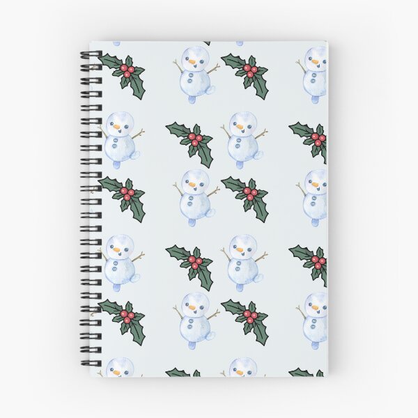 Item preview, Christmas Pattern with Snowman and Mistletoe designed and sold by TheCozyDesk.