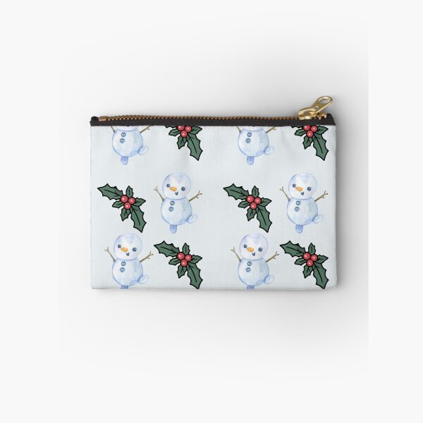 Item preview, Christmas Pattern with Snowman and Mistletoe designed and sold by TheCozyDesk.