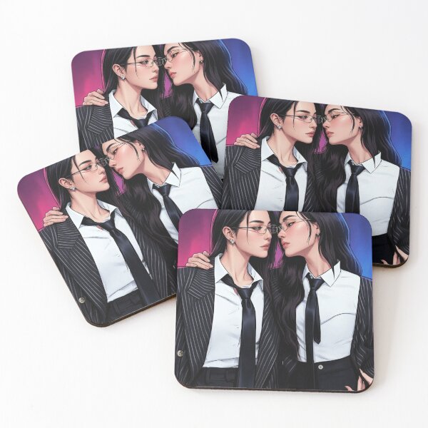 Item preview, Duel Suits GJ Thai GL Lgbtq+ Comic Book Art Home Wall Decor Print Poster Pride TV Series Movie  designed and sold by Mind Space.