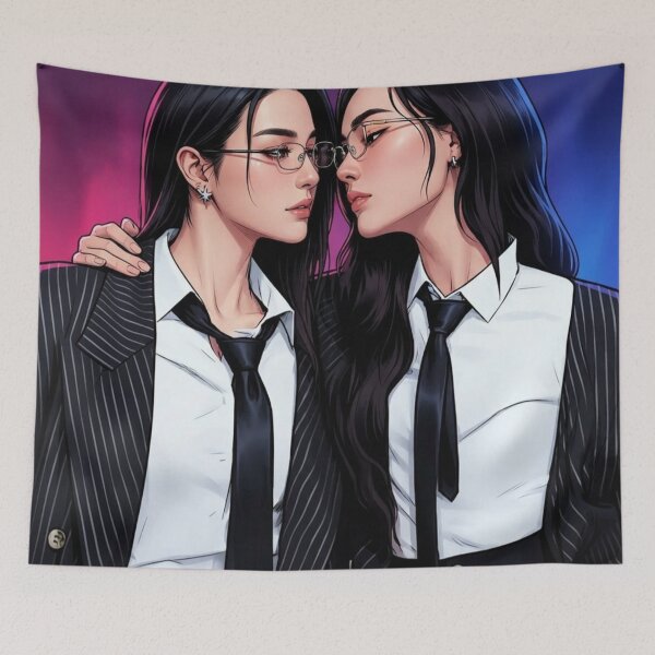 Item preview, Duel Suits GJ Thai GL Lgbtq+ Comic Book Art Home Wall Decor Print Poster Pride TV Series Movie  designed and sold by Mind Space.