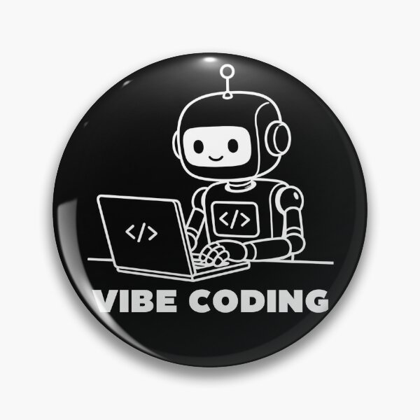 Item preview, Vibe Coding Robot Programmer for Tech Lovers designed and sold by ByDanielDesigns.