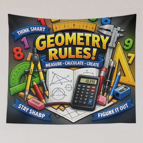 Item preview, Geometry rules  designed and sold by urbanshop7.