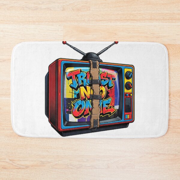 Item preview, Trust No One Split Screen Cardboard Retro Gaming designed and sold by ryanguas.