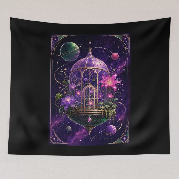 Item preview, Orbiting Conservatory of Starlight Blooms  designed and sold by Sketchlegacy.