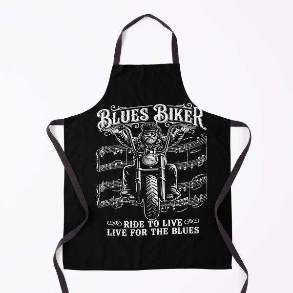 Item preview, another Blues Biker - Ride to Live, Live for the Blues designed and sold by TomVtX.