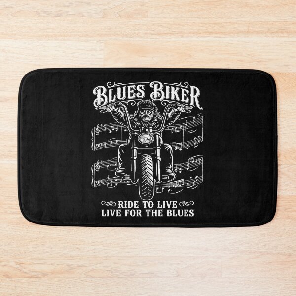 Item preview, another Blues Biker - Ride to Live, Live for the Blues designed and sold by TomVtX.