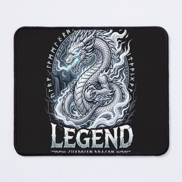 Item preview, White Guardian Dragon | Radiant Legendary Fantasy Art-#CelestialDragon # designed and sold by mo-carnival.