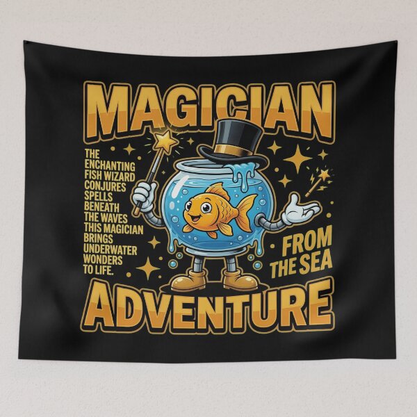 Item preview, Magician Fish From The Sea Adventure designed and sold by TshirtsOnline-.