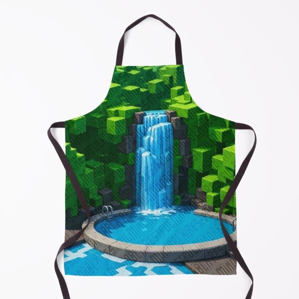 Item preview, Blocky Waterfall Oasis Pool Design designed and sold by RestfulMindRBLX.