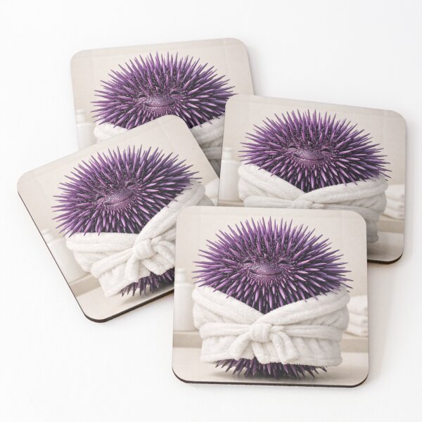 Item preview, Cozy Bathrobe Purple Sea Urchin designed and sold by Sillytoe.