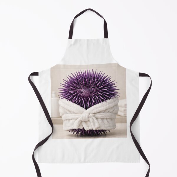 Item preview, Cozy Bathrobe Purple Sea Urchin designed and sold by Sillytoe.