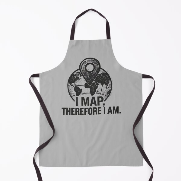 Item preview, Funny I Map Therefore I Am designed and sold by MarCinu Art.