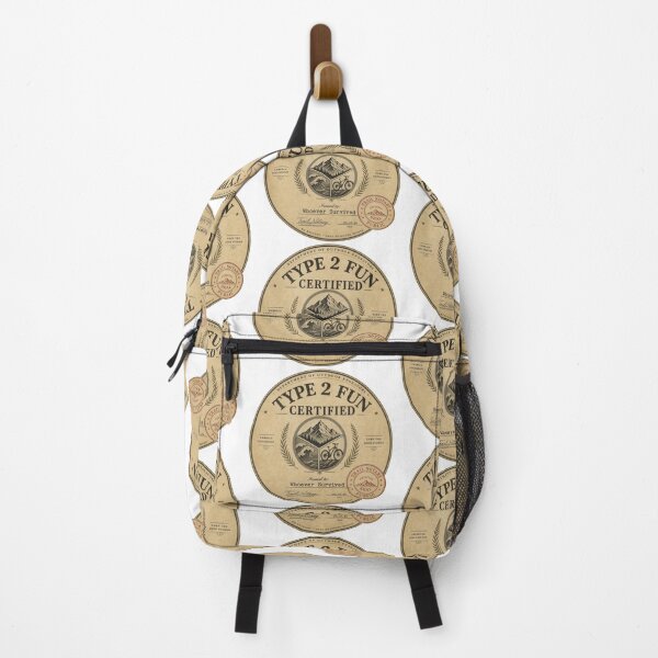 Item preview, Type 2 Fun Certified Funny Outdoor Adventure Badge Tee Sticker Hiker Climber Gift designed and sold by sharifex.
